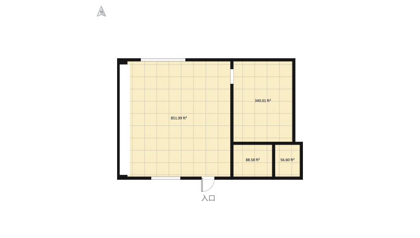 Lanchonete floor plan 129.85