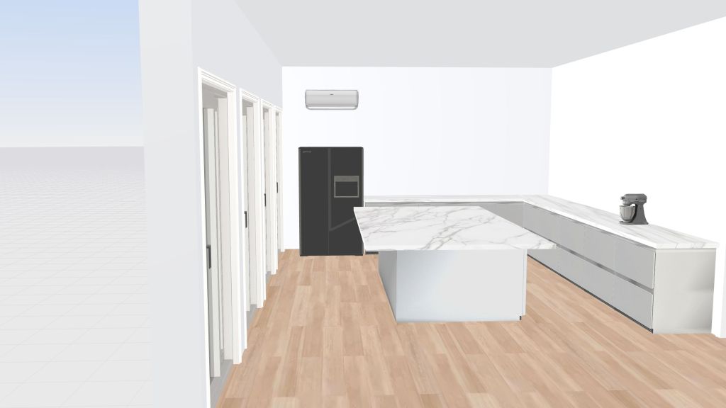 Zara Kitchen 3d design renderings