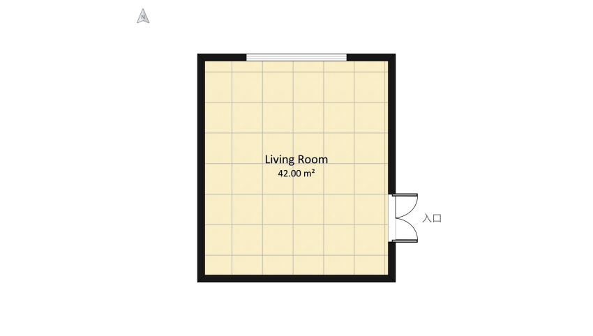 #AmericanRoomContest American Style Living Room floor plan 45.18