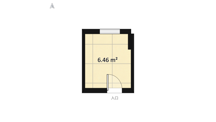 Kúpelňa so sivým kútom a hnedou podlahou floor plan 7.63