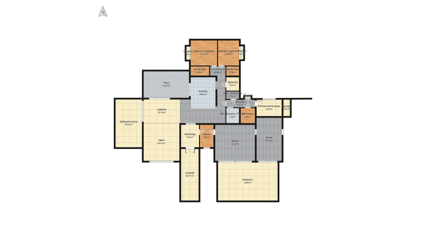 Dom w aromach 3 (G2E) - ver 13 floor plan 807.07