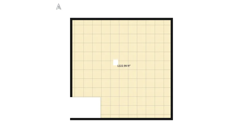 Scandi/Boho bedroom floor plan 126.34
