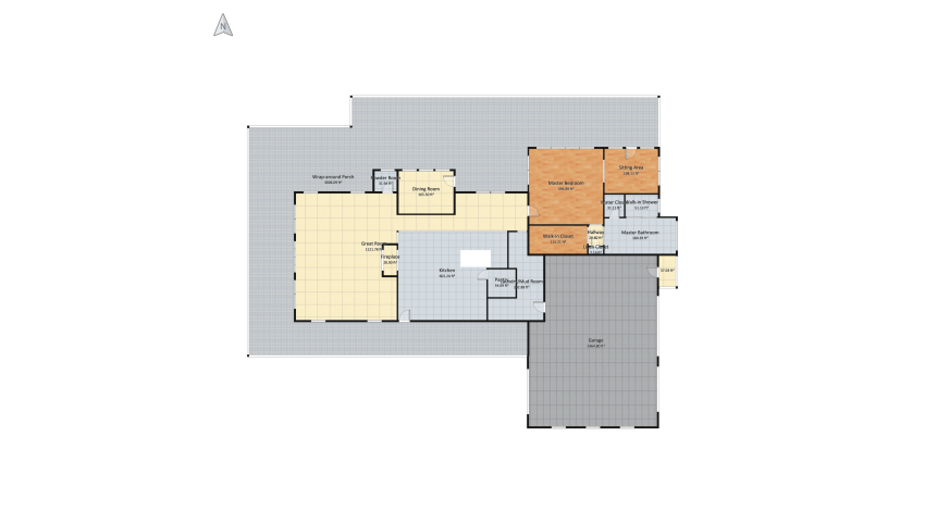 Red Barn House floor plan 2447.29