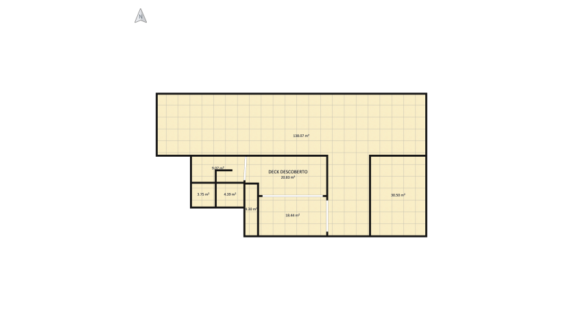 Shooting club - living space floor plan 290.7