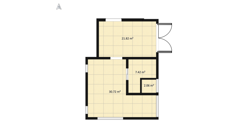 Vacation house floor plan 114.94