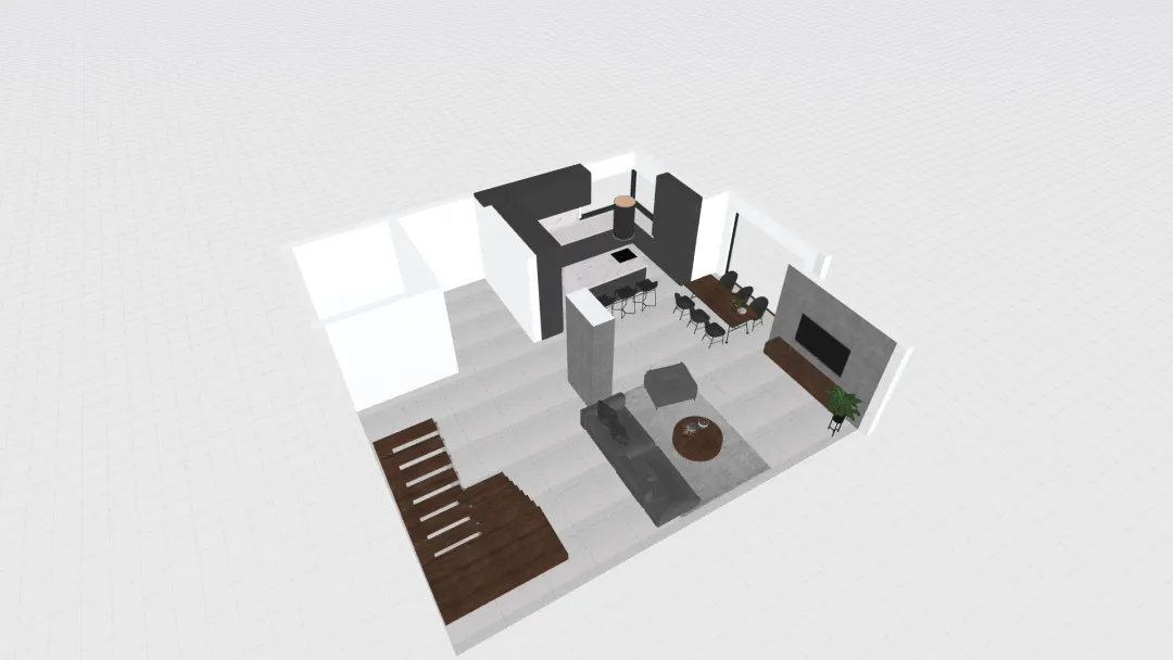 Copy of kuchnia domi biala 3d design renderings
