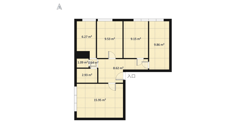 Copy of projekt 1.2 - po uwagach floor plan 72.46