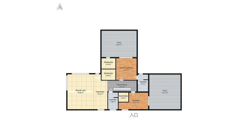 Dom w aromach 3 (G2E) - ver 7 floor plan 984.82