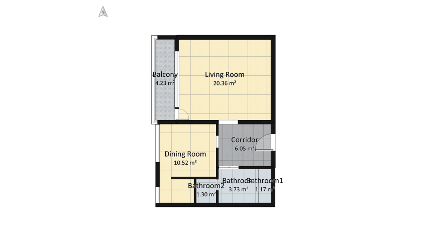 3_ Квартира floor plan 54.1