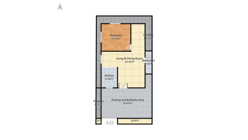 option 3 floor plan 215.46