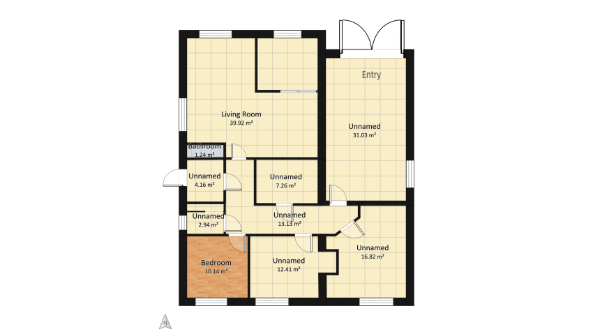 my house floor plan 138.62