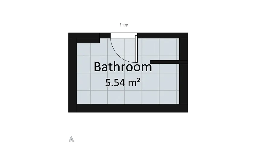 Bathroom  renewal Paris floor plan 5.21