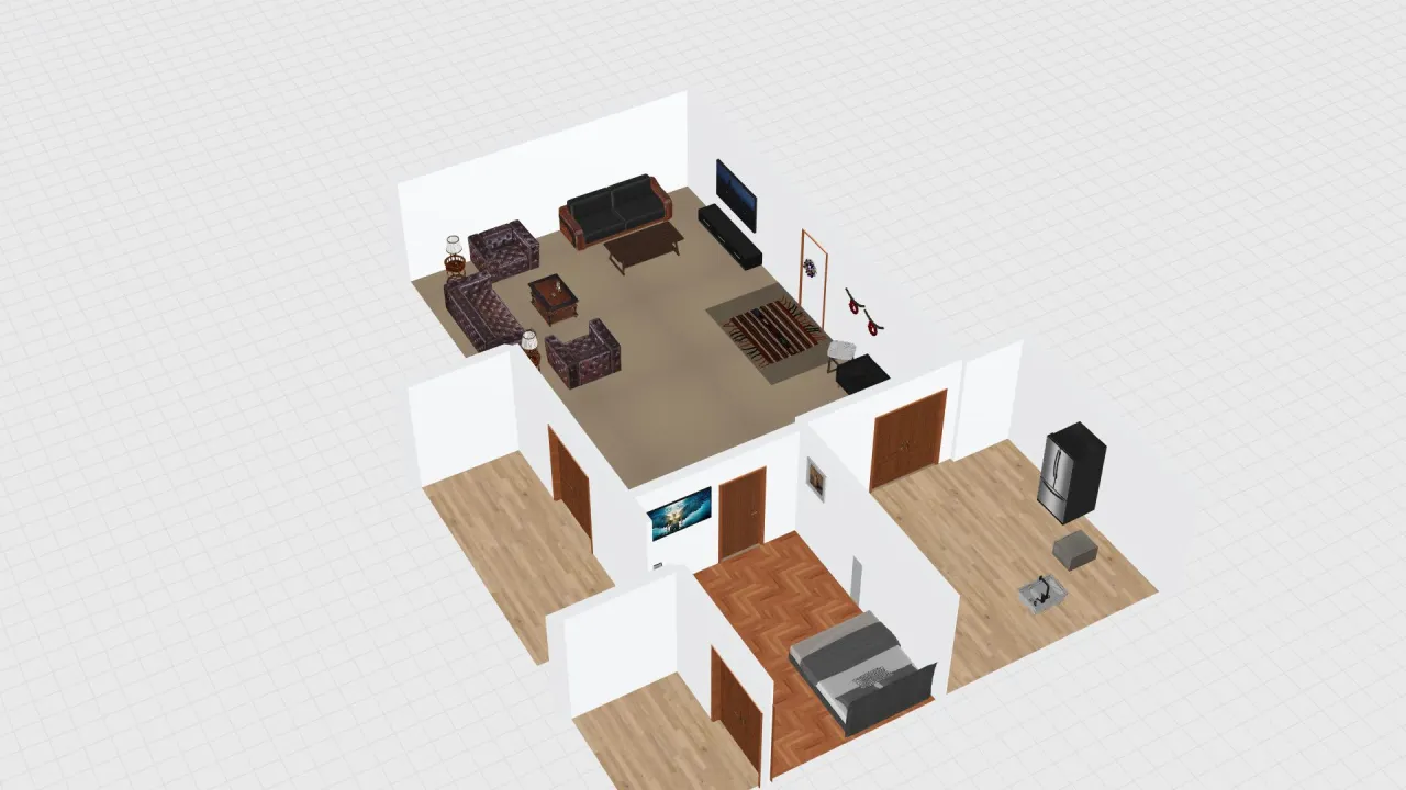 Copy of mini home 3d design renderings