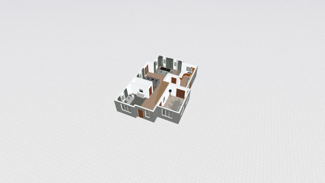 2 story house 3d design renderings