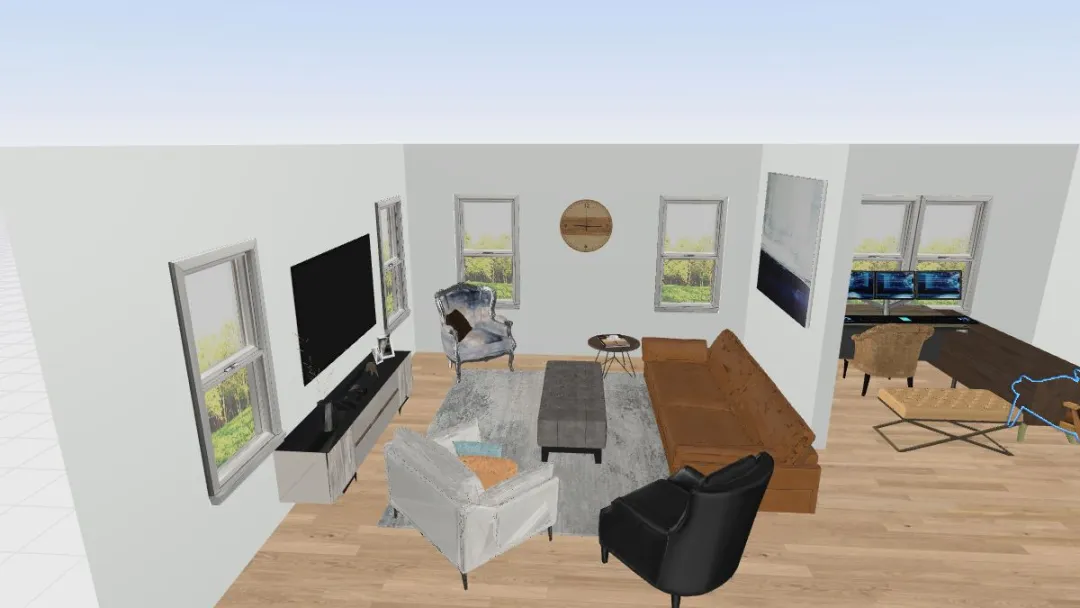 Copy of Copy of Living room 8 3d design renderings