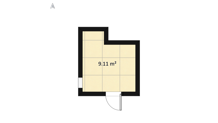 Łazienka - wersja 1 floor plan 22.86