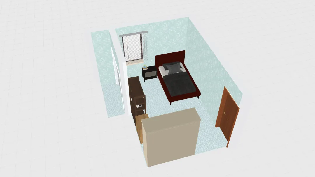 Average Size Bedroom Design 3d design renderings
