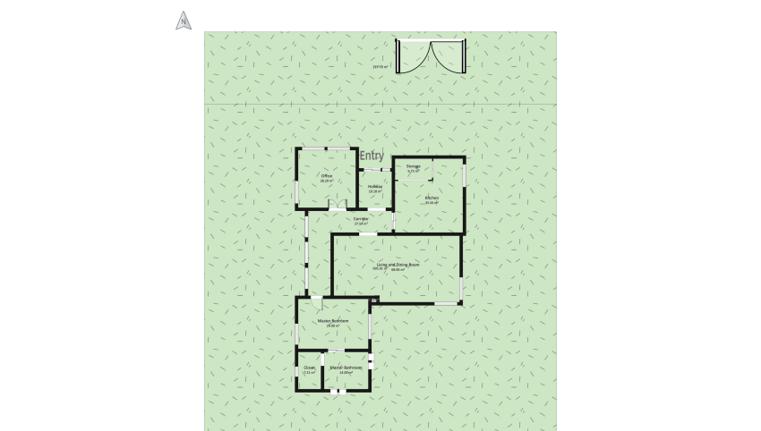 Italian minimalism floor plan 1338.95
