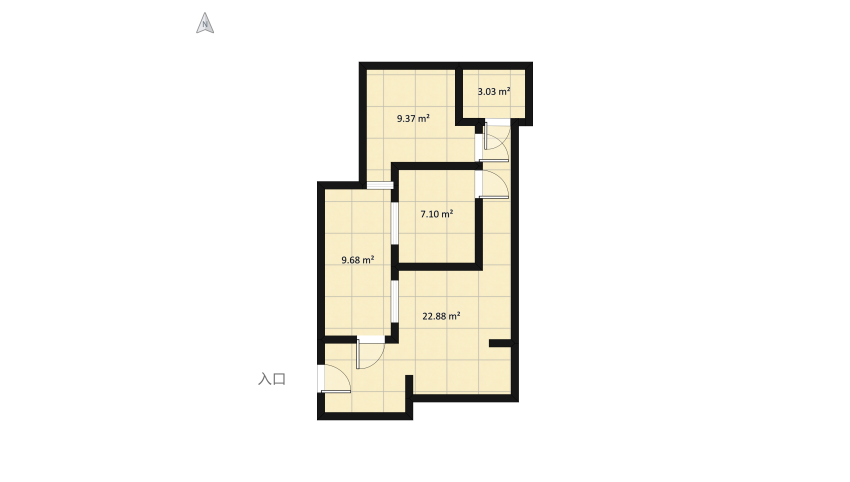 Chipiona floor plan 61.64