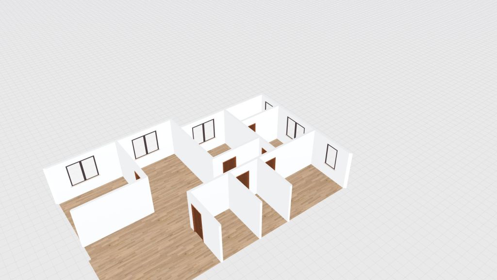 Plano de vivienda 3d design renderings