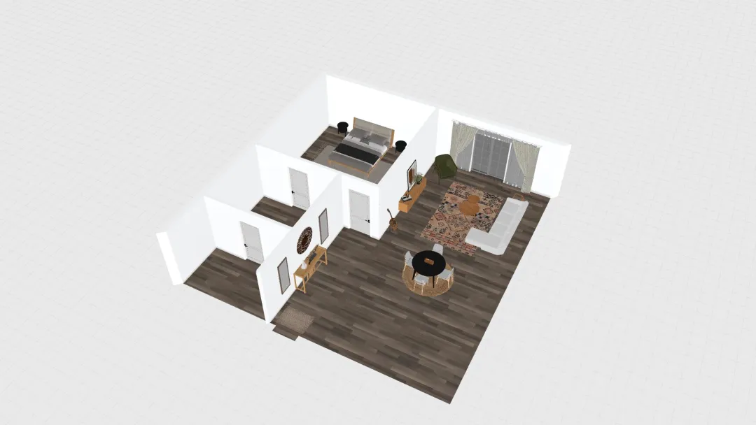 1 bedroom unit_copy 3d design renderings