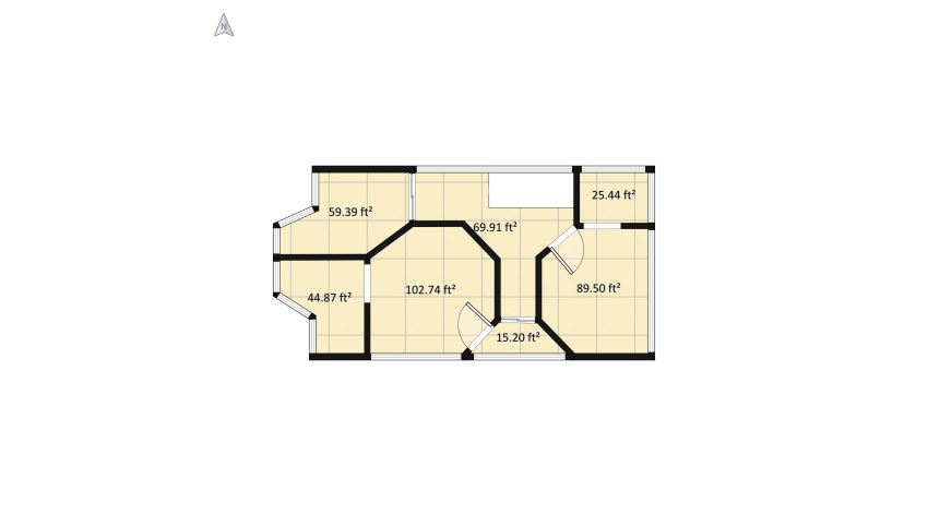 Bleu Home floor plan 89.97