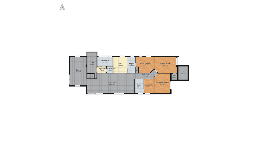 attico 0.3 floor plan 220.61