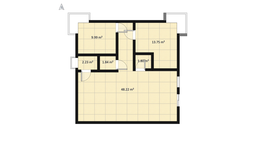 My Final FCS Apartment Project floor plan 88.06
