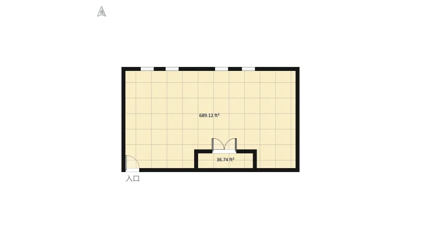 Room 2- Bold Colors and Geometry floor plan 123.26