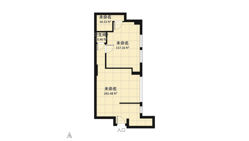 Copy of Version10 Leo_with curtain floor plan 43.45