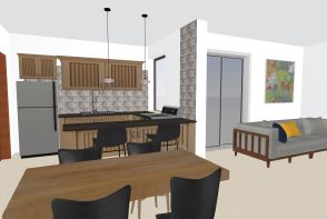 Casa de Warde - Cozinha 2 Design Rendering