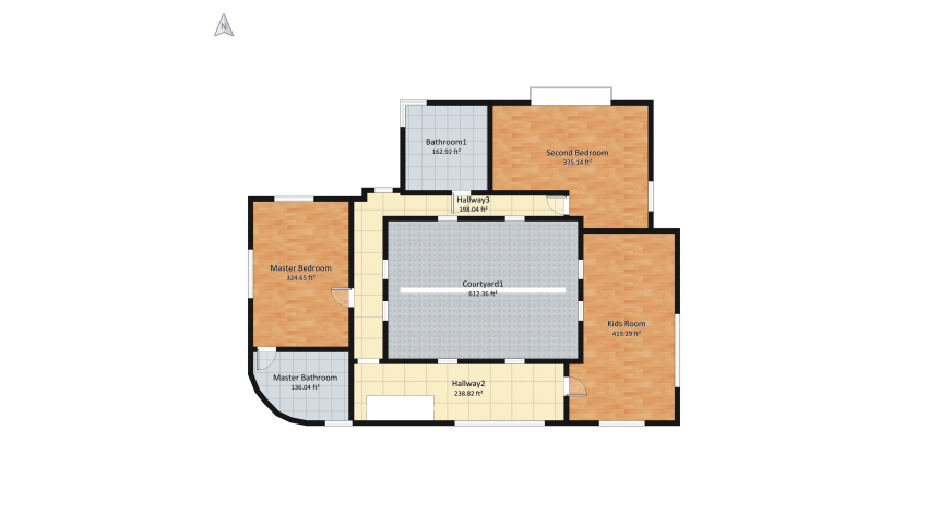 The Doughnut House floor plan 947.04