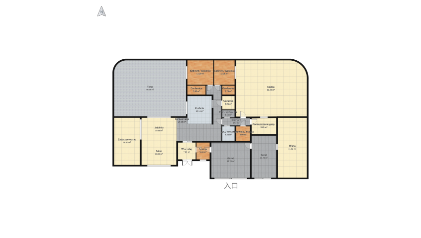 Dom w aromach 3 (G2E) - ver 8 floor plan 893.64