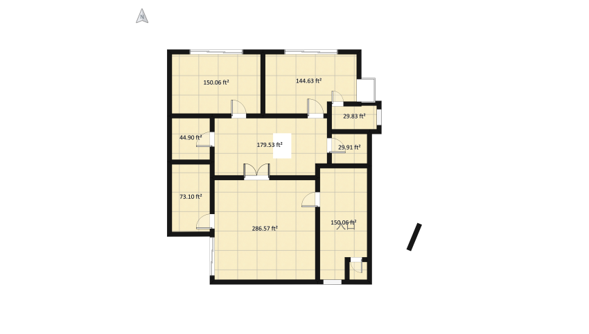 【System Auto-save】Untitled_copy floor plan 254.46