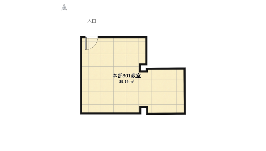 原四樓視訊教室(已調整尺寸圖) floor plan 43.05