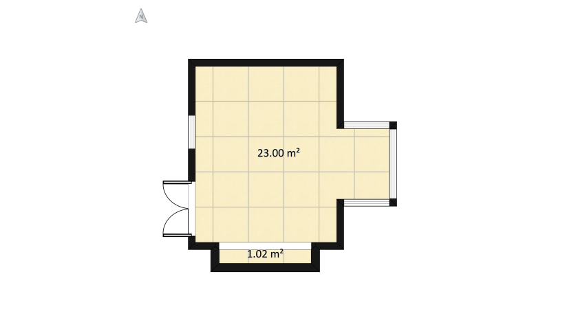 Kitchen floor plan 26.88