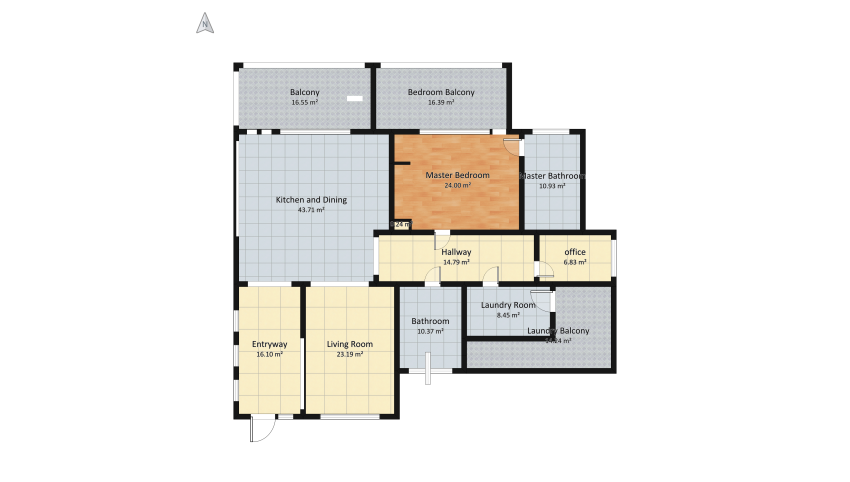 #HSDA2020Residential Contemporary Apartment floor plan 231.52