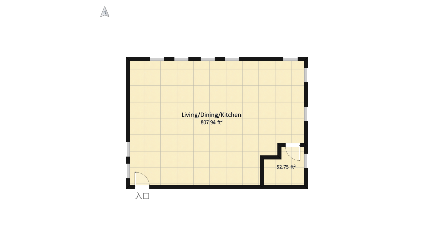 Designer Loft floor plan 160.67