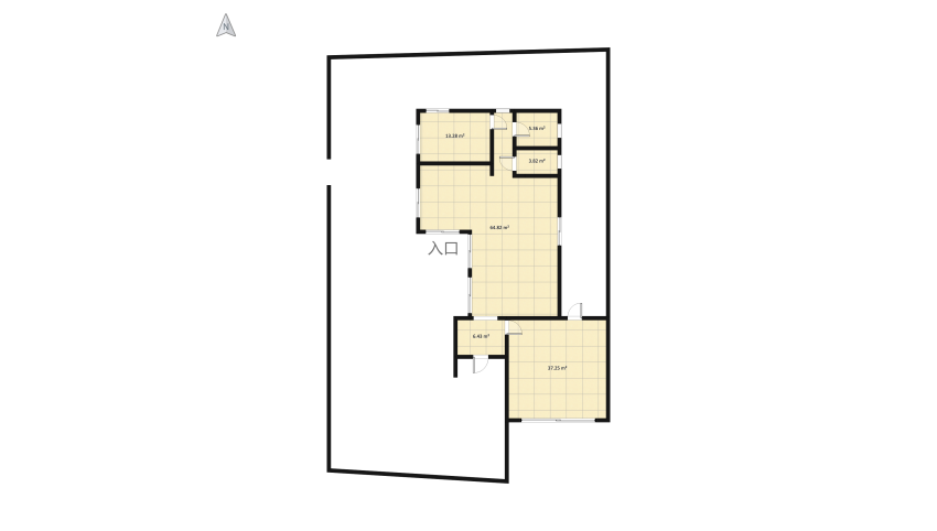 Copy of Casa Pinheiros floor plan 858.77