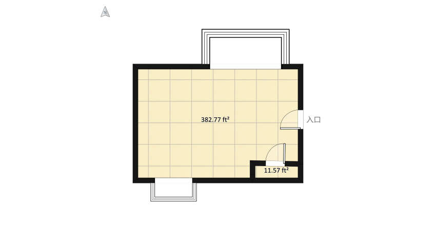 Dream Room floor plan 80.7