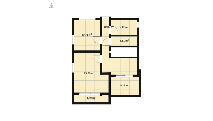 Copy of Room 2- Bold Colors and Geometry floor plan 550.77