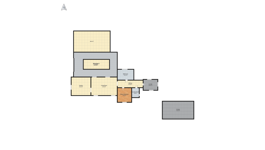 DreamHouse floor plan 971.77