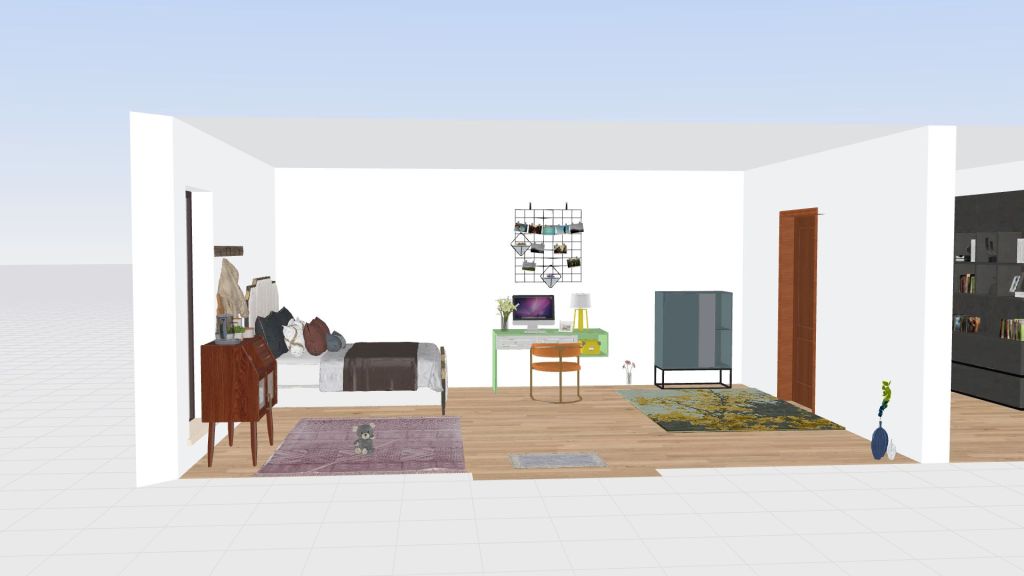 My bedroom design 1 3d design renderings