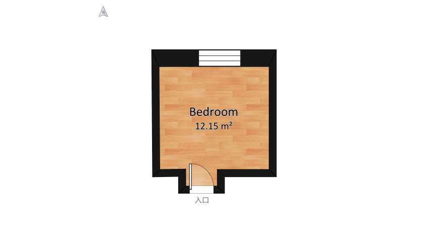 спальная floor plan 14.56