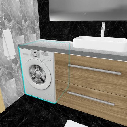 v2_bathroom Design Rendering