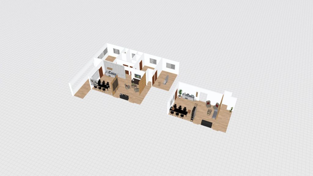 Oficinas 3d design renderings
