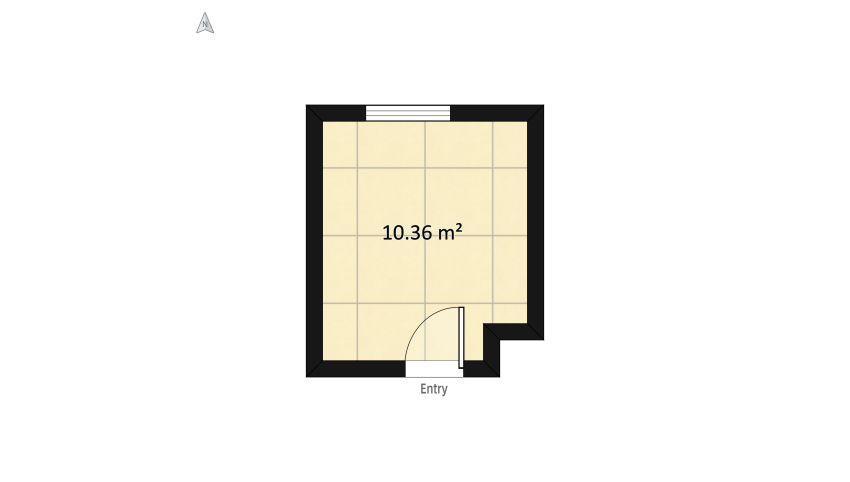 Teenager room floor plan 10.36