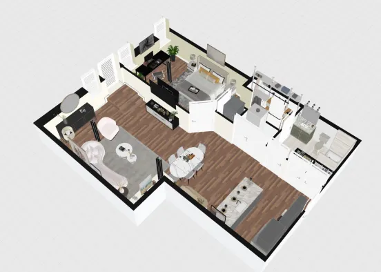 1H 3D Floor only_copy Design Rendering
