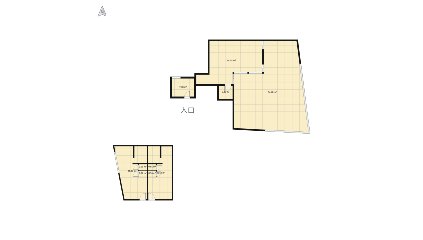 Habitación pequeña floor plan 192.89