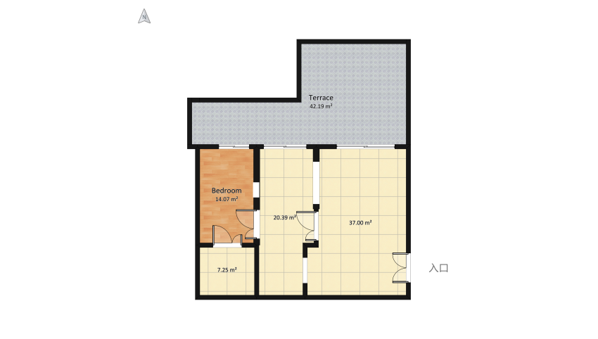 apartameno floor plan 404.33